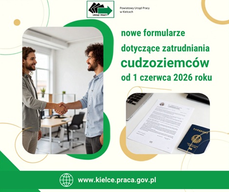 Obrazek dla: Nowe formularze dotyczące zatrudniania cudzoziemców
