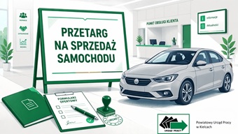 Obrazek dla: Drugi publiczny przetarg na sprzedaż samochodu